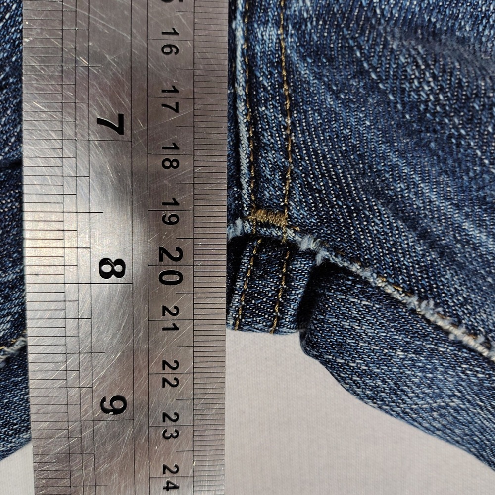 Diesel Matic Slim Skinny Jeans Womens 29x32 Dark Wash 008XT Studded Low Rise - Picture 11 of 12